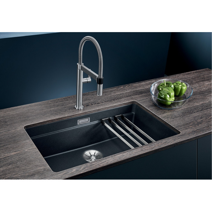 Blanco Etagon 700 U - темная скала (525168) подстольная 73х46х20 см, искусственный камень, тон темная скала