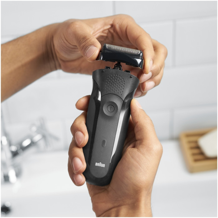 Сетка и режущий блок Braun 21B для электробритв Braun Series 3, чёрный