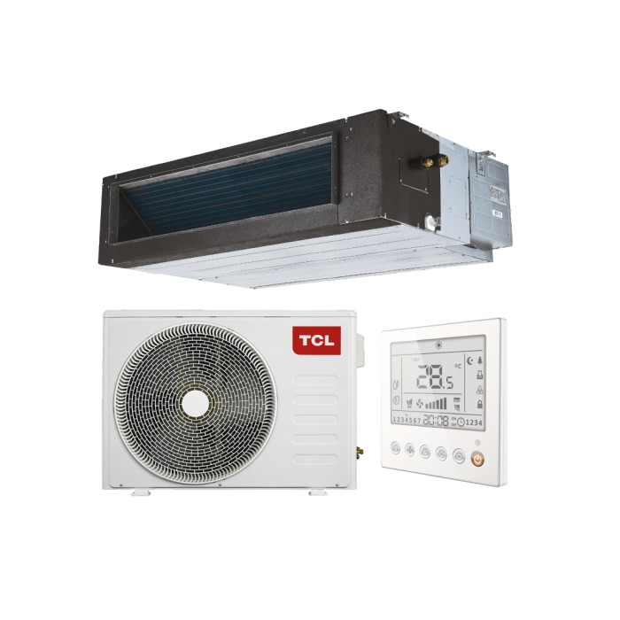 Кондиционер канальный TCL Inverter TCC-24D2HRA/DV(02) без соединительной инсталляции Белый 63566