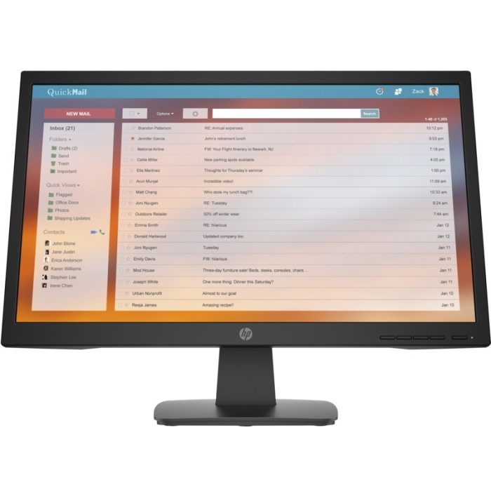 HP P22v G4 9TT53AA черный