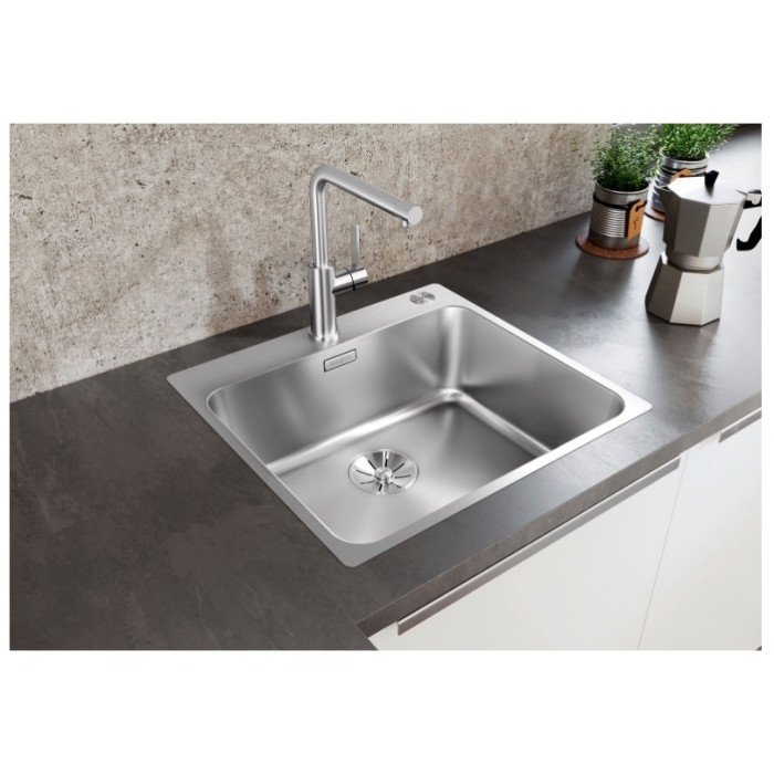 Кухонная мойка Blanco Solis 500-IF-A 50х50х18.5 см, нержавеющая сталь, тон серебристый