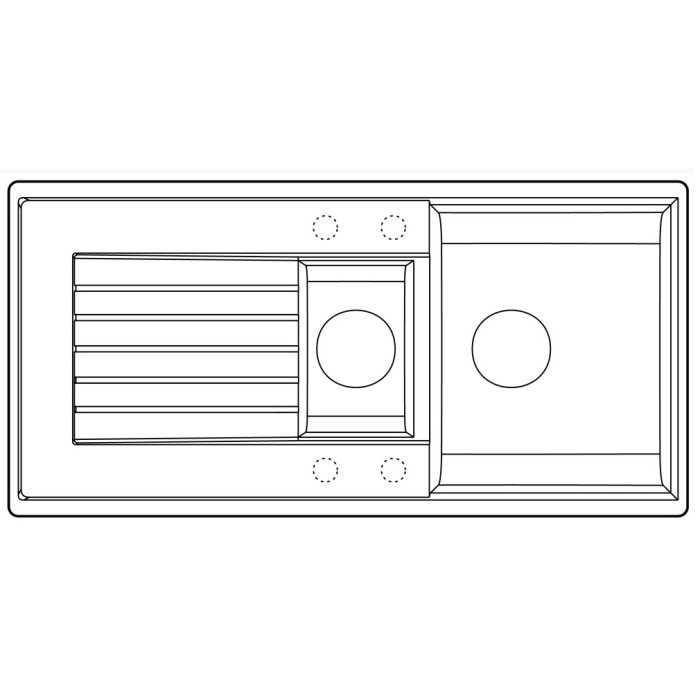 Blanco подстольная BLANCO Zia 6 S, черный