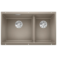 Кухонная мойка Blanco Subline 430-270-U 75.5х46х20 см, искусственный камень, тон серый беж