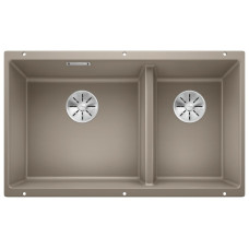 Кухонная мойка Blanco Subline 430-270-U 75.5х46х20 см, искусственный камень, тон серый беж