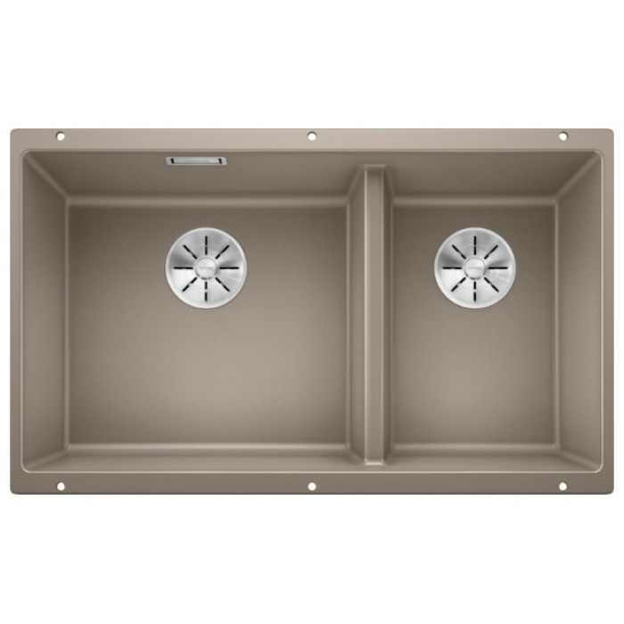 Кухонная мойка Blanco Subline 430-270-U 75.5х46х20 см, искусственный камень, тон серый беж
