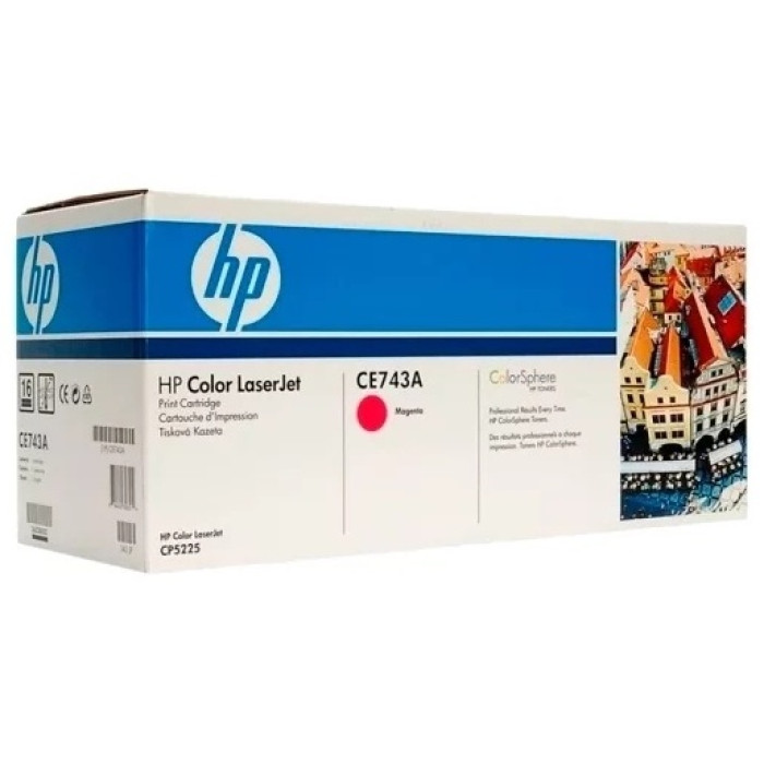 HP CE743A пурпурный