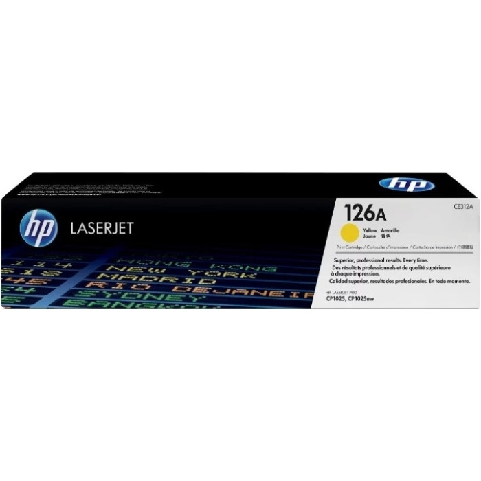 HP CE312A желтый