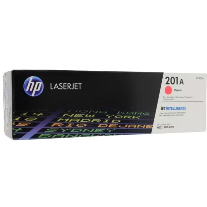 HP CF403A пурпурный