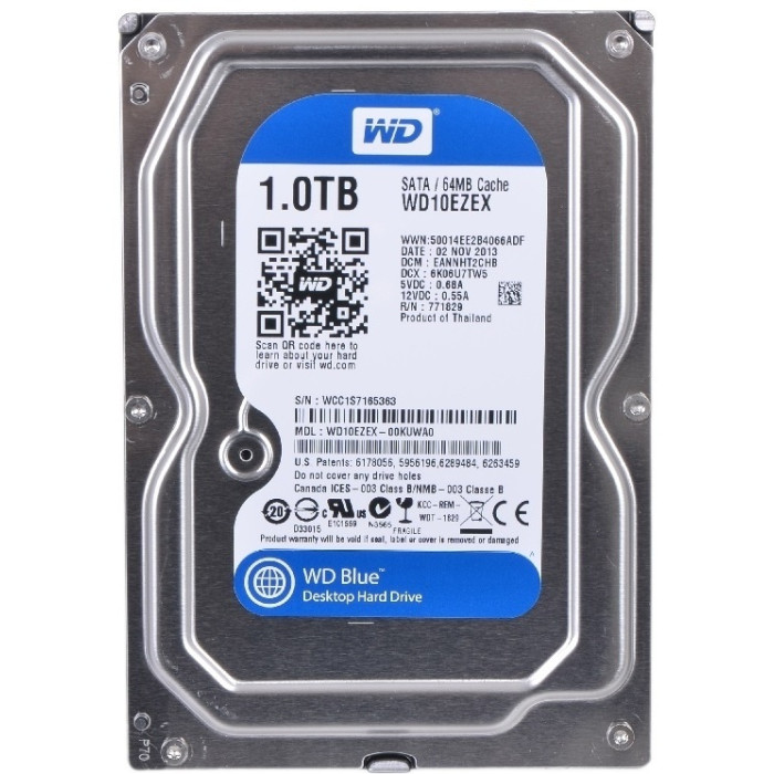 HDD Western Digital WD10EZEX 1000 ГБ