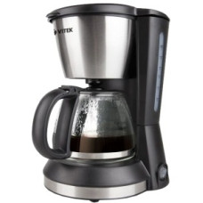 Кофеварка Vitek VT-1506 серебристый, черный