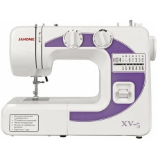 Janome XV-5 белый, фиолетовый
