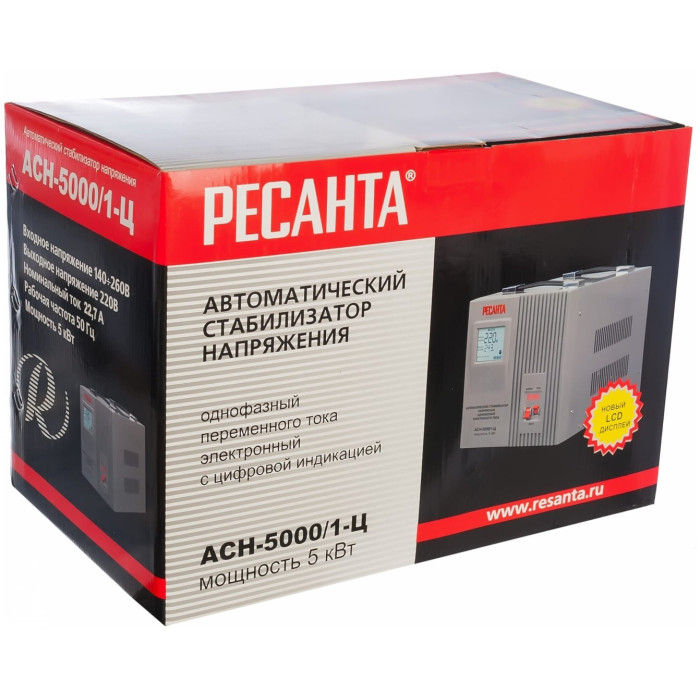 Стабилизатор напряжения Ресанта АСН-5000/1-Ц