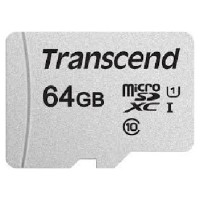 Карта памяти MicroSD 64GB Class 10 U1 Transcend TS64GUSD300S