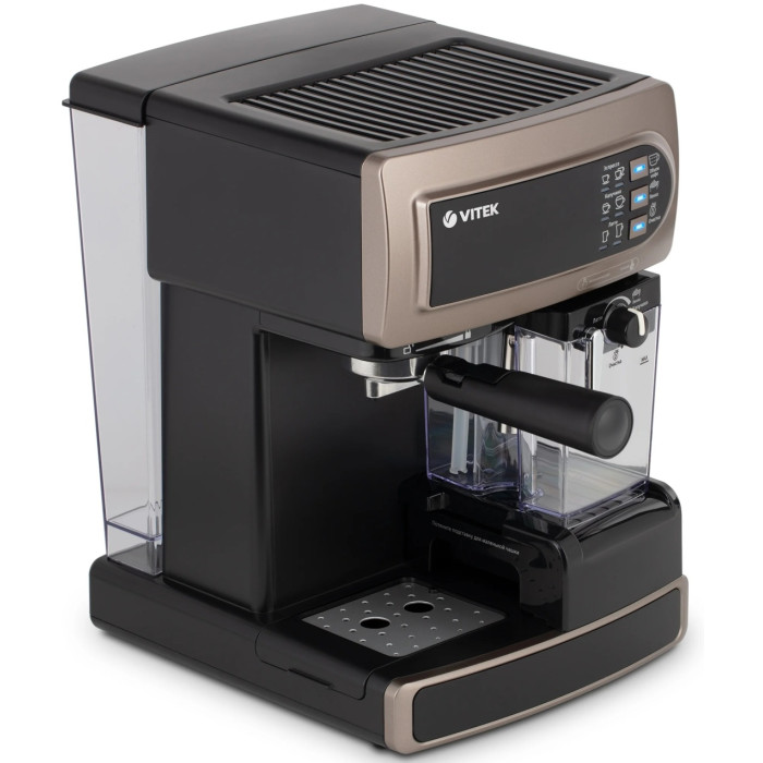 Кофеварка Vitek VT-1517 коричневый, черный