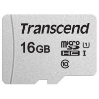 Карта памяти MicroSD 16GB Class 10 U1 Transcend TS16GUSD300S