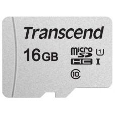 Карта памяти MicroSD 16GB Class 10 U1 Transcend TS16GUSD300S