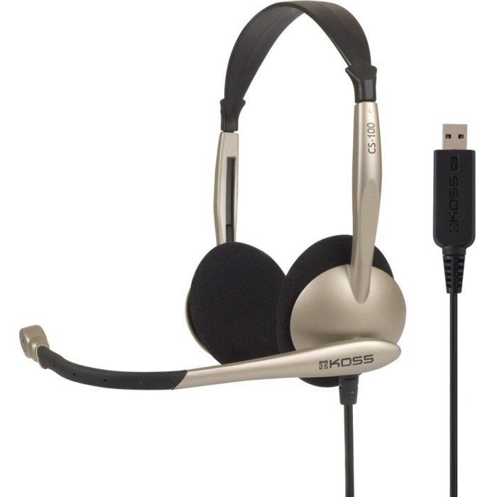 Koss CS-100 USB черный-золотистый