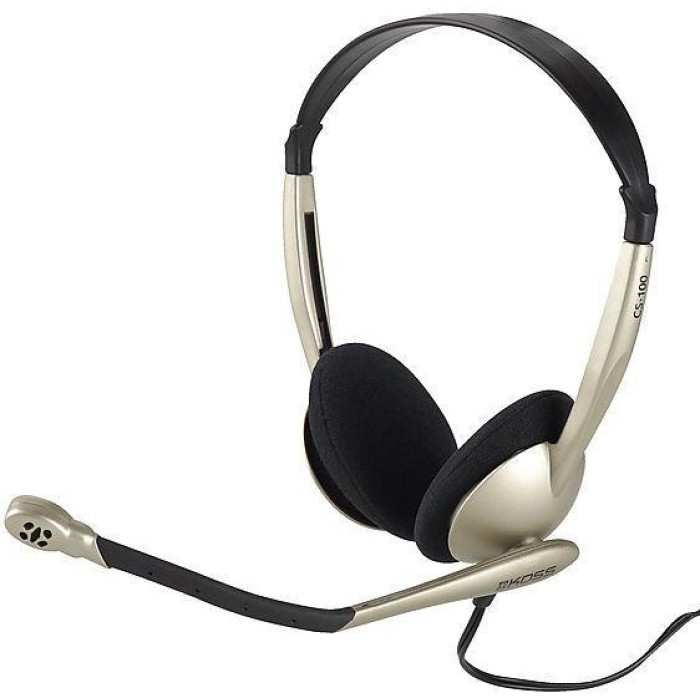 Koss CS-100 USB черный-золотистый