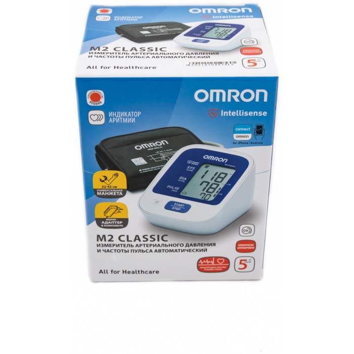Omron M2 Classic HEM-7122-ALRU автоматический на плечо