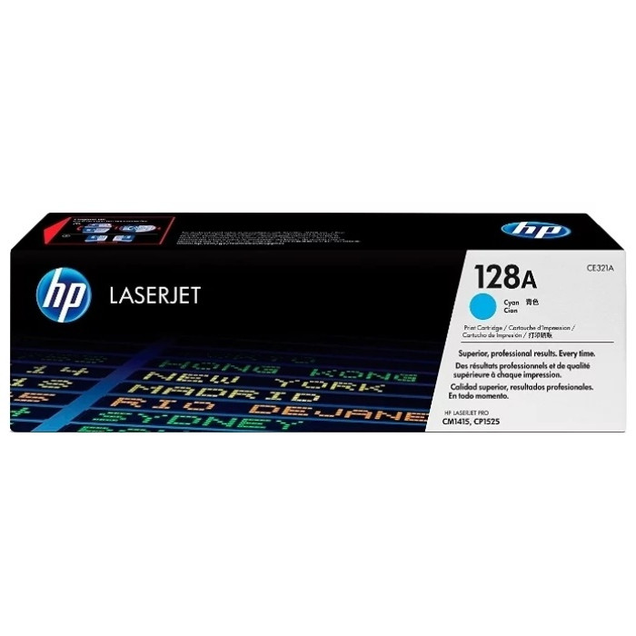 HP CE321A голубой