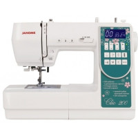 Janome Clio 200 белый, зеленый
