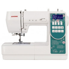 Janome Clio 200 белый, зеленый