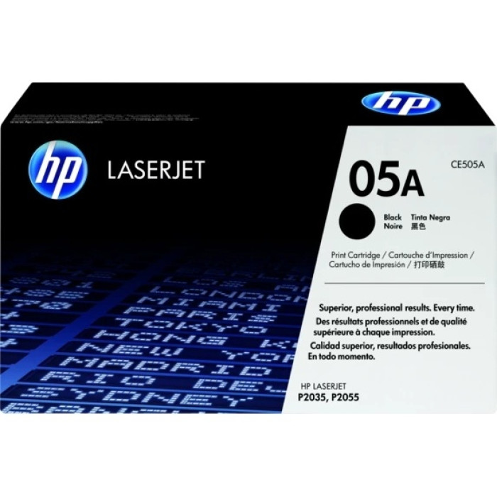 HP CE505A черный