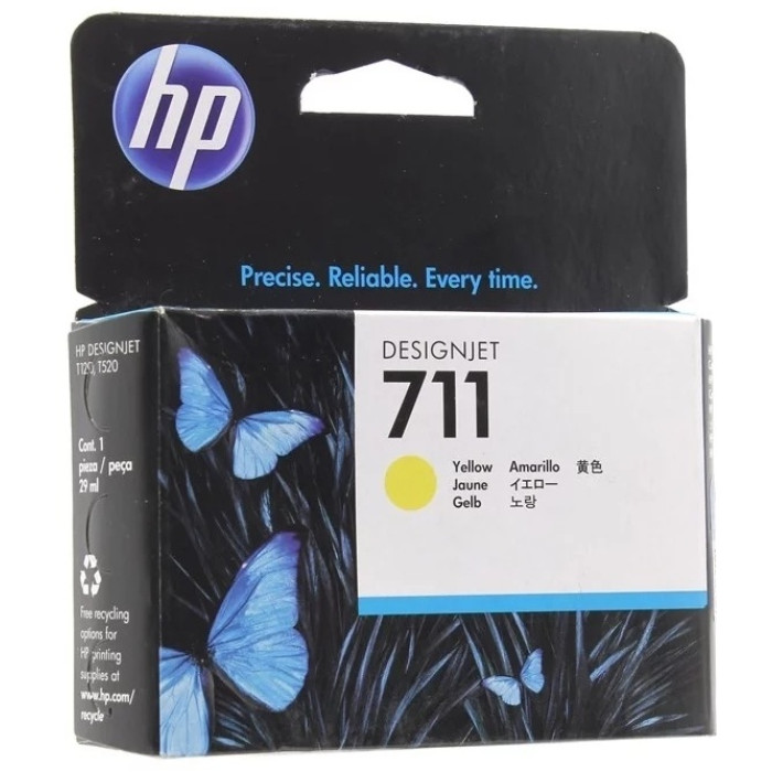 HP 711 CZ132A желтый (yellow)