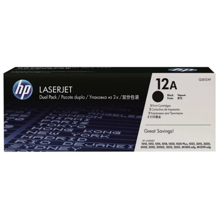 HP Q2612AF черный