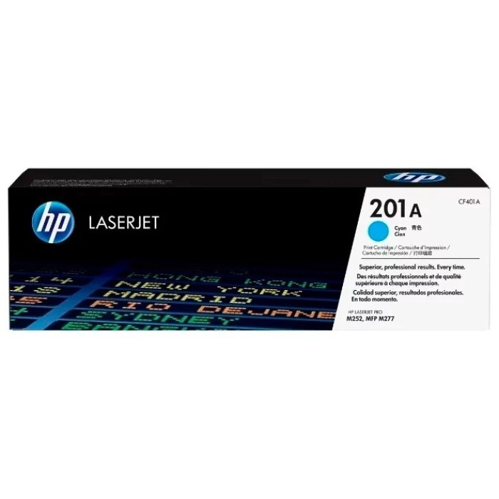 HP CF401A голубой