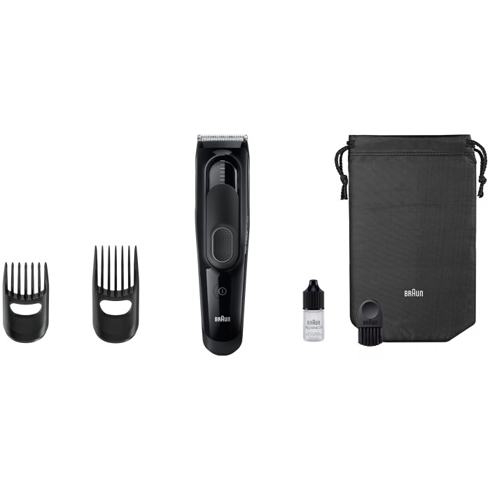 Braun HC5050 с 2 гребнями и зарядной подставкой, черный
