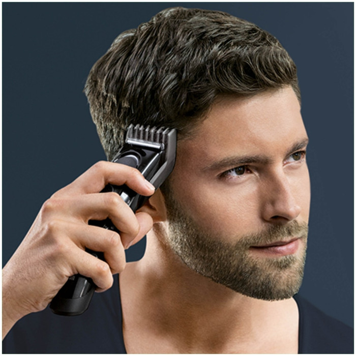 Braun HC5050 с 2 гребнями и зарядной подставкой, черный