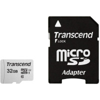 Карта памяти MicroSD 32GB Class 10 U1 Transcend TS32GUSD300S-A