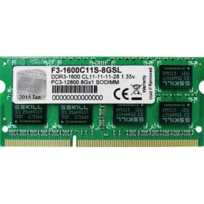 G.SKILL F3-1600C11S-8GSL 8Gb