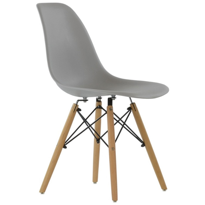 Стул Barneo WoodMold N-12, 45x47x42 см, серый