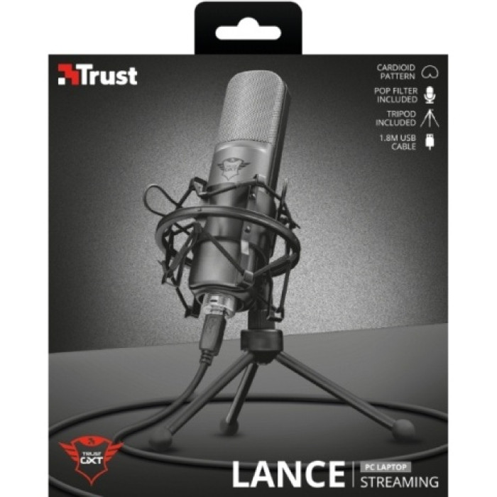 Trust GXT 242 Lance Streaming черный