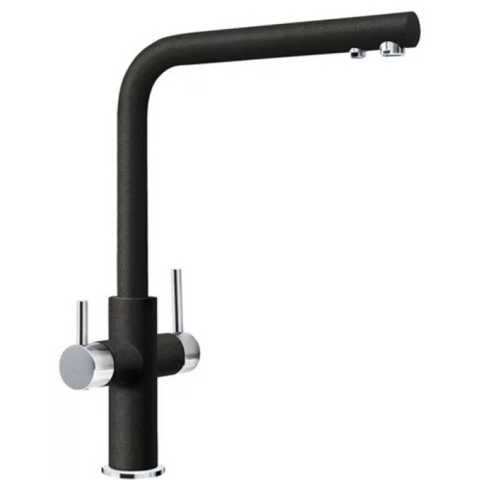 Смеситель для кухни (мойки) Franke Neptune Clear Water 115.0370.694 Оникс, однозахватный