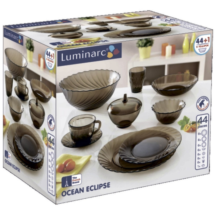 Сервиз чайно-столовый Luminarc Ocean Eclipse L5110 45 в 1