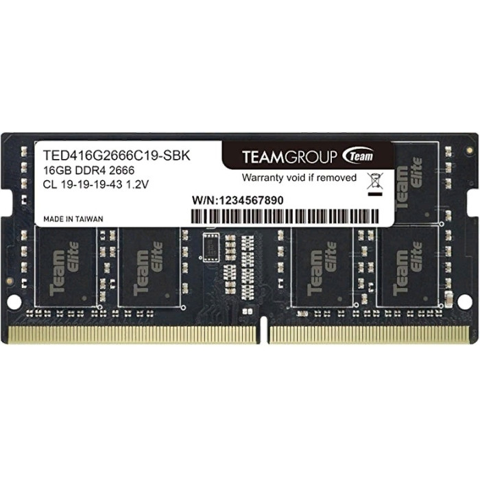 Team Group TED416G2666C19-S01/SBK 16Gb