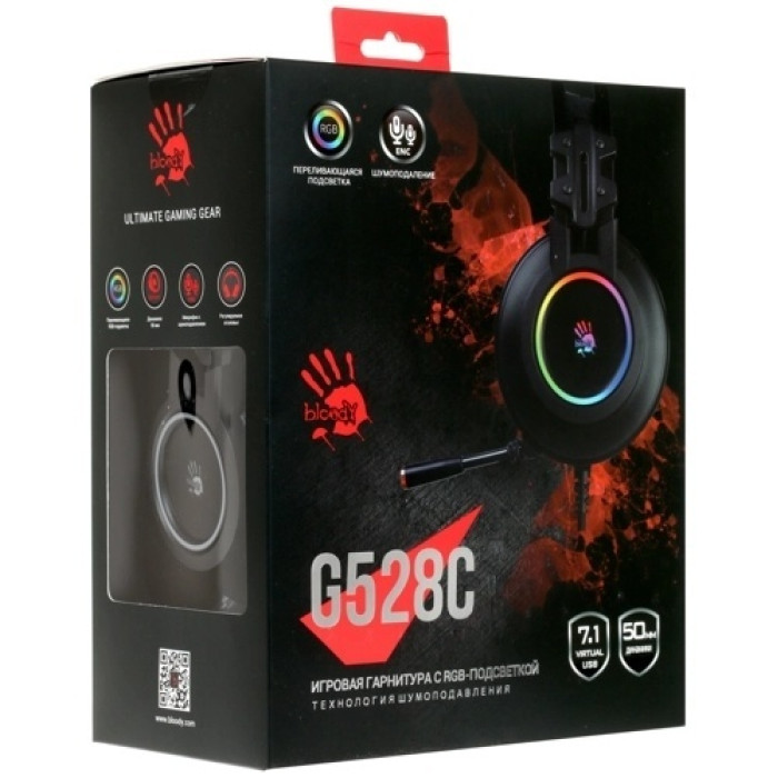 Наушники A4Tech Bloody G528C черный