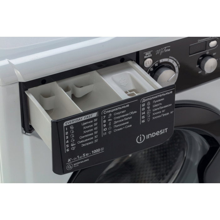 Indesit EWSD 51031 BK CIS белый