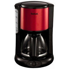 Кофеварка Tefal CM 361E38 черный, красный