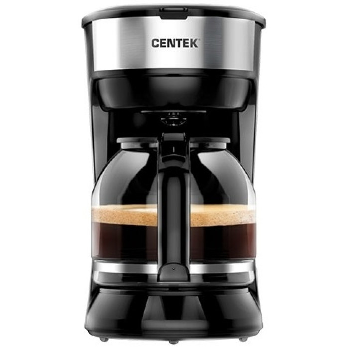 Кофеварка CENTEK CT-1147 Steel черный