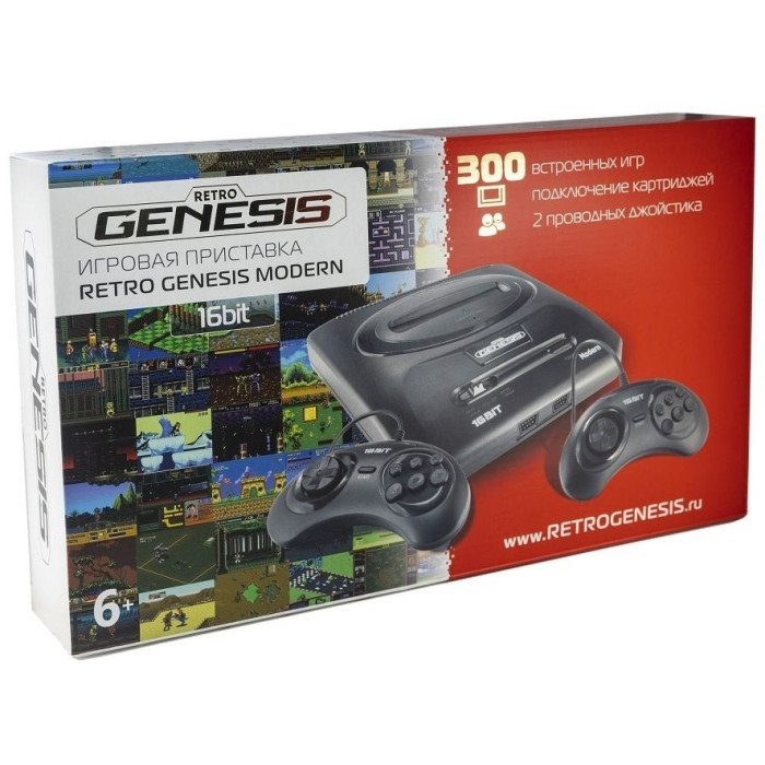 SEGA Modern Retro Genesis ZD-04a + 300 игр