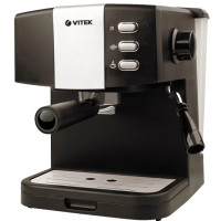 Кофеварка Vitek VT-1523 серебристый, черный