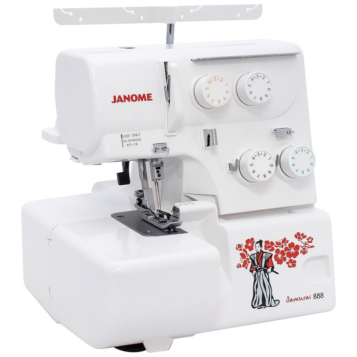 Оверлок Janome Samurai 888 белый