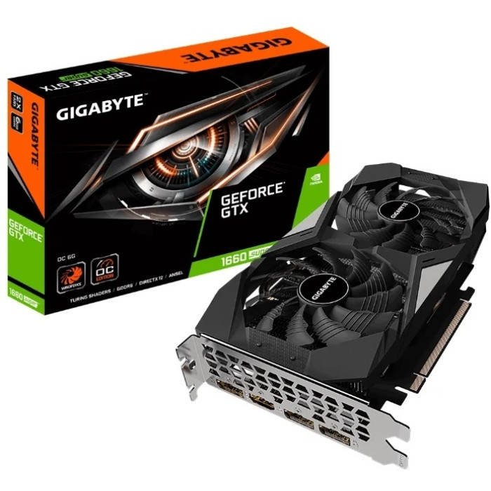 GIGABYTE GeForce GTX 1660 Super OC GV-N166SOC-6GD 6Gb