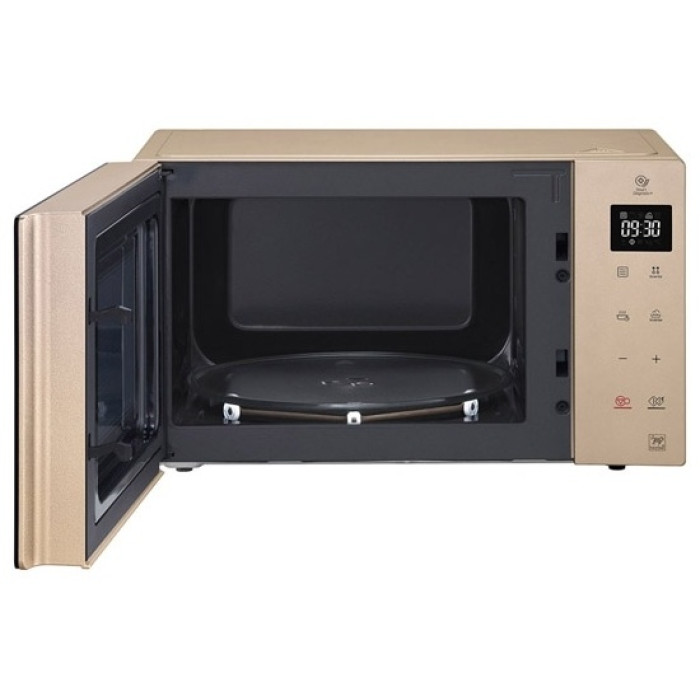 LG MS2535GISH черный- золотистый
