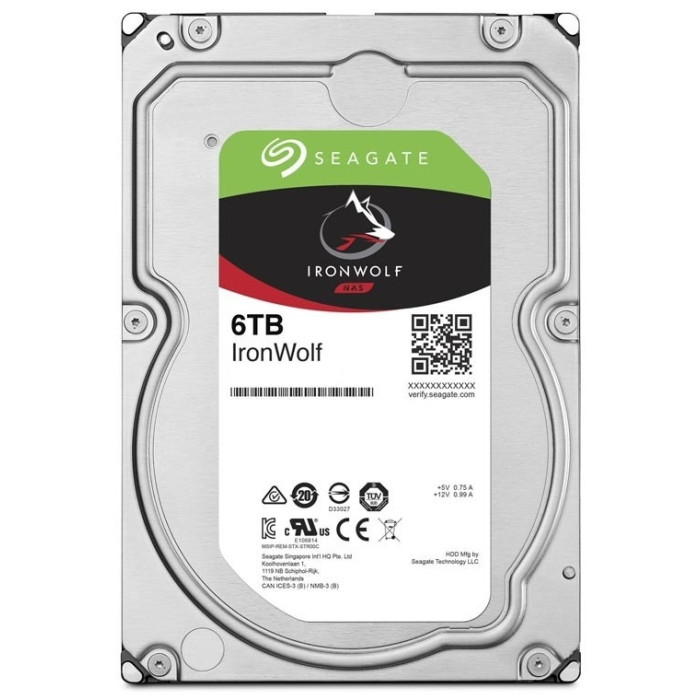 HDD Seagate IronWolf NAS ST6000VN001 6000 ГБ