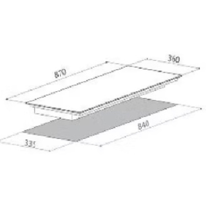 Elica Ratio 874 Slim BL черный